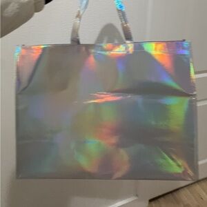 Holographic Target Tote Bag